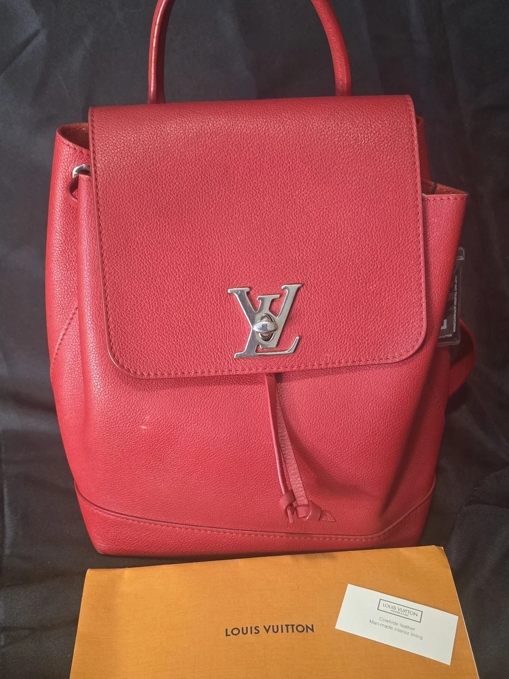 Louis Vuitton Lockme Calfskin Leather Backpack